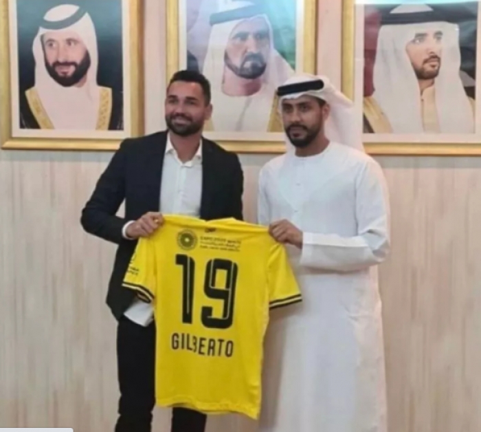 Após deixar o Bahia, Gilberto é apresentado como novo reforço do Al Wasl dos Emirados