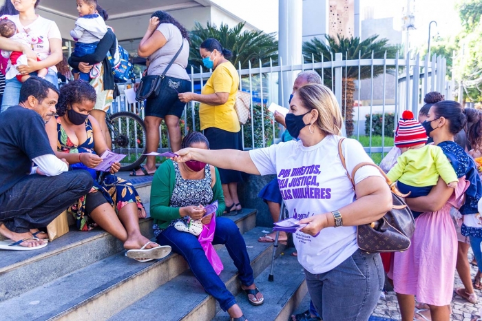 Programação do ‘Agosto Lilás’ em Juazeiro realiza mais uma ação de conscientização em defesa das mulheres