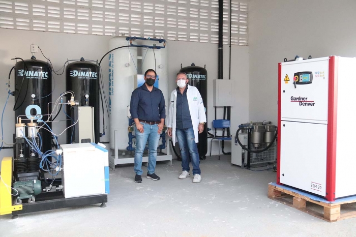 UPA de Juazeiro começa a produzir oxigênio próprio com instalação de usina