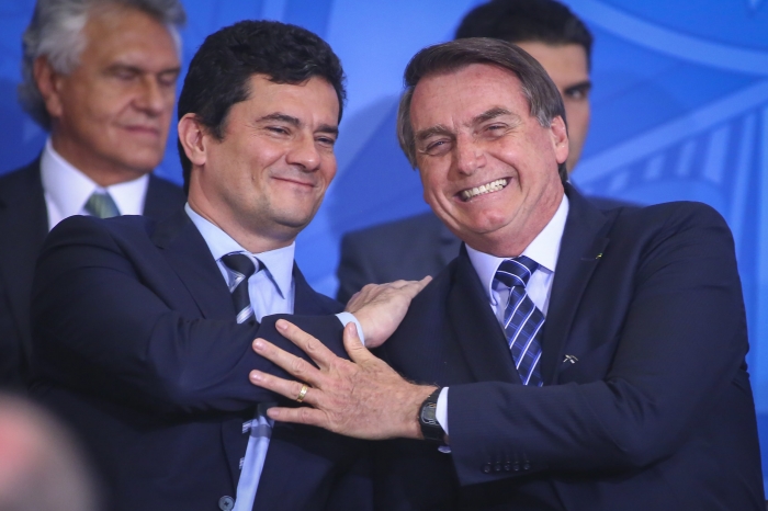 “Temos um inimigo comum” diz Moro em apoio a Bolsonaro