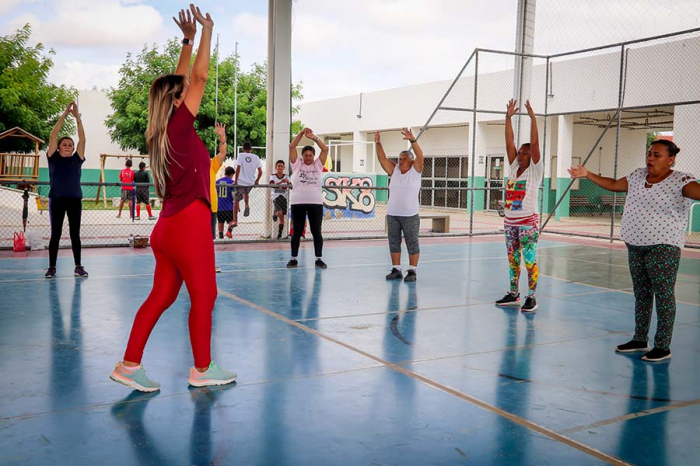 Grupos de atividade física do Nasf de Juazeiro incentivam prática de exercícios como prevenção e controle de doenças