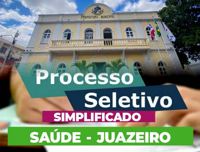 Juazeiro divulga processo seletivo simplificado para cadastro reserva da Secretaria de Saúde