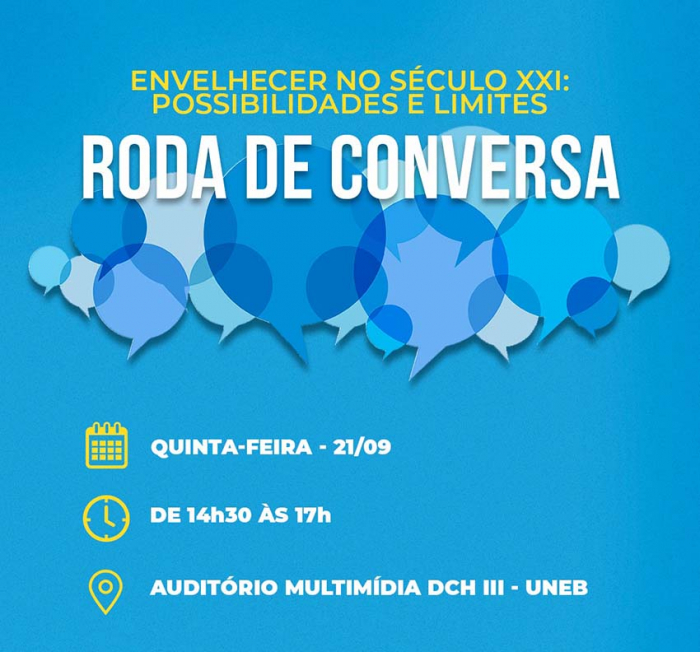 CMDI realiza diálogo sobre qualidade de vida dos idosos nesta quinta-feira no auditório da UNEB