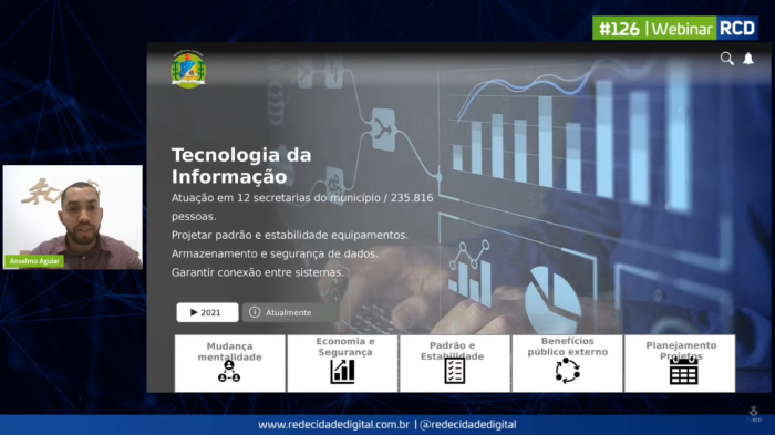 Avanços tecnológicos implantados pela Prefeitura de Juazeiro são apresentados no “Webinar Cidades Digitais do Norte Baiano”