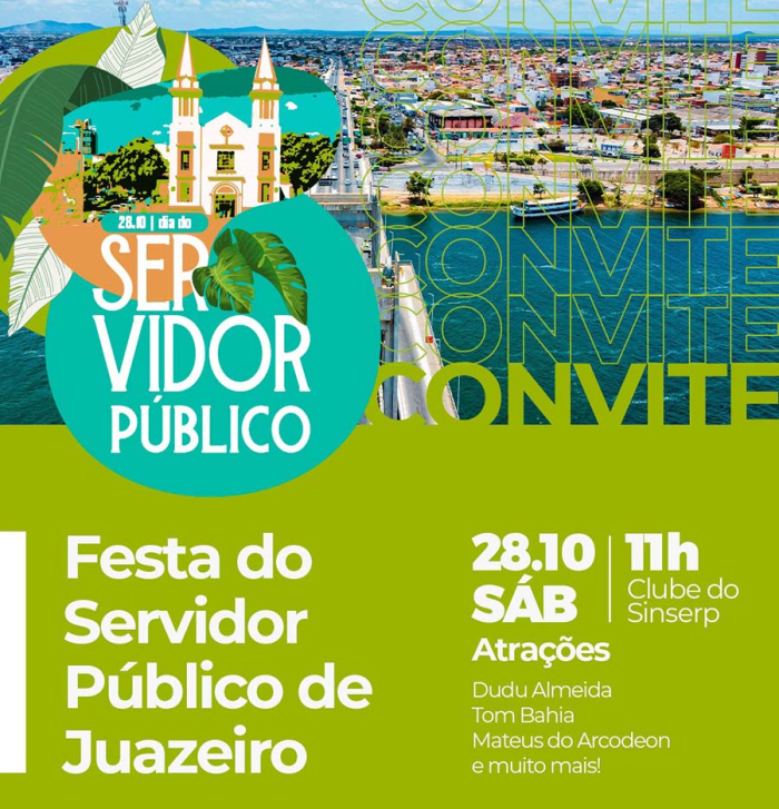 Prefeitura de Juazeiro vai celebrar Dia do Servidor Público com muita animação e confraternização