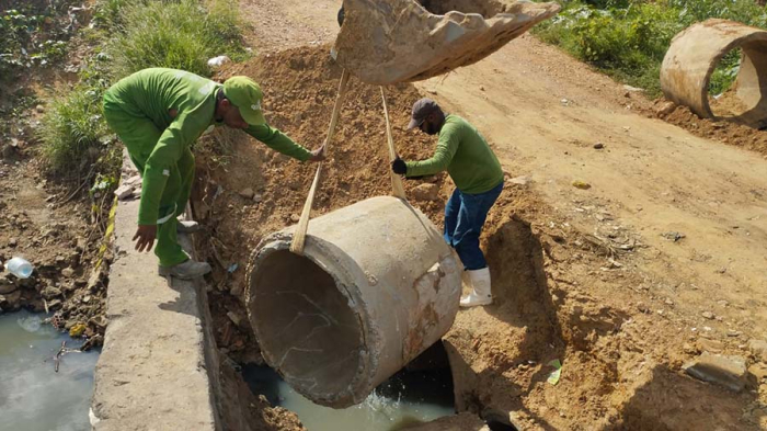 Estrada do Sabiá 2, no Salitre, recebe melhorias