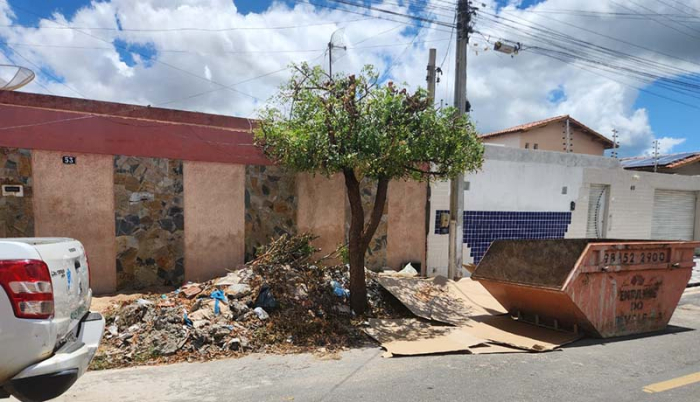 Operação Caça-entulho: Prefeitura de Juazeiro combate descarte irregular em vias públicas