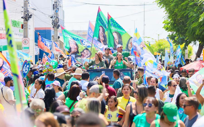 Milhares de juazeirenses mergulham na onda verde e comprovam o favoritismo de Suzana Ramos neste 7 de setembro